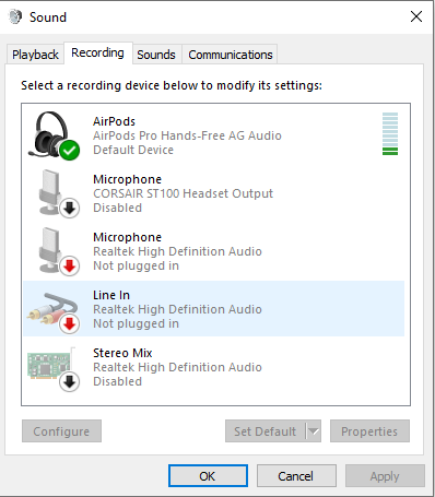 AirPods Pro Mic or Audio Not Working In Applications Microsoft