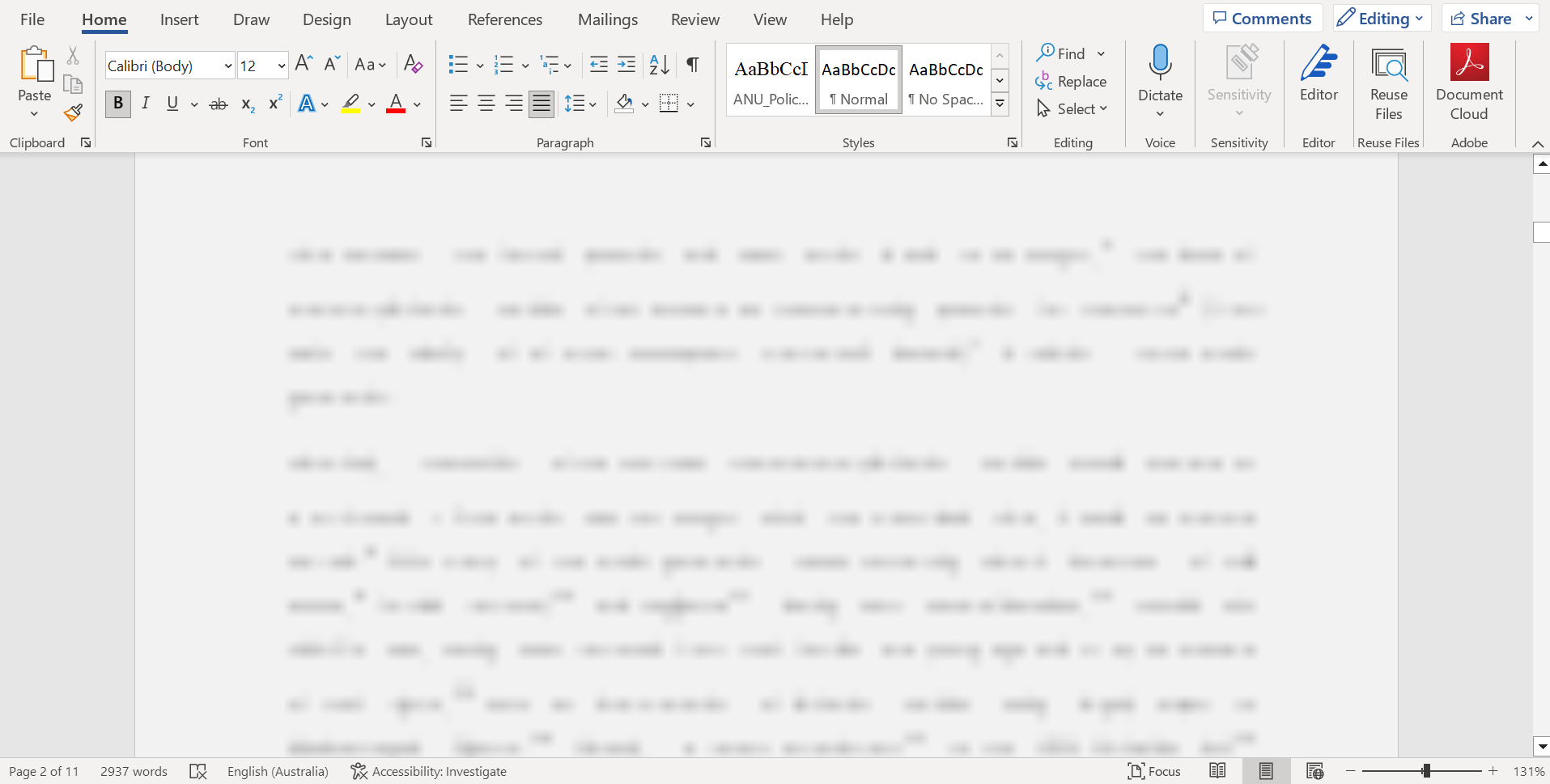 [Word 365] Whole document becomes blurry when scrolling - Microsoft ...