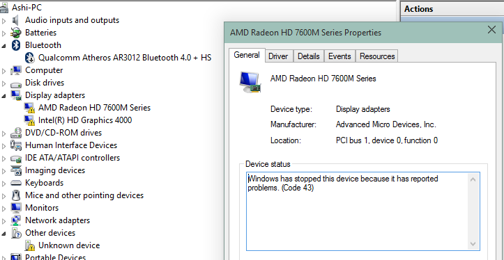 Amd hd 6300m online driver