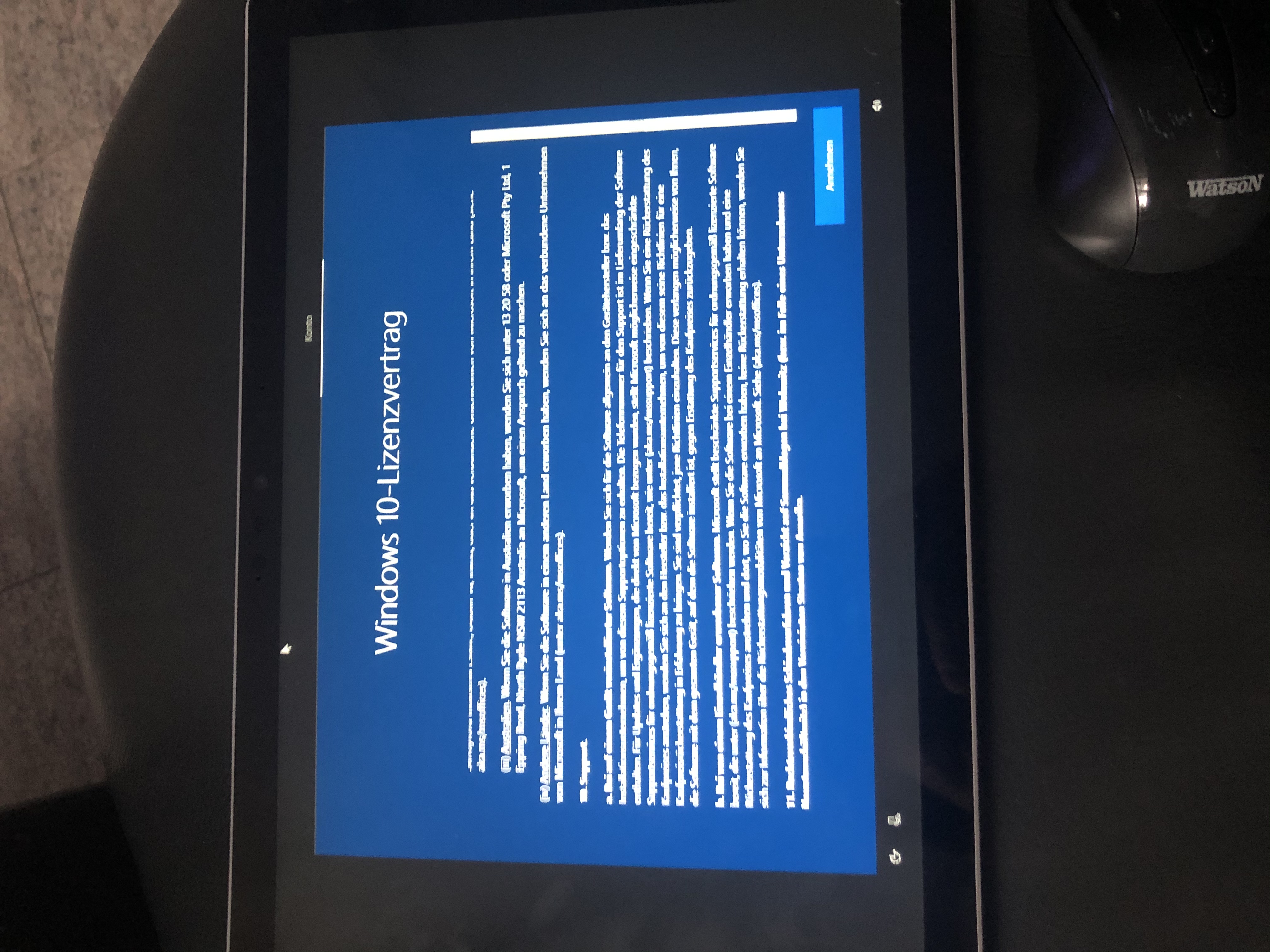 Surface pro 7 lässt sich nicht einrichten