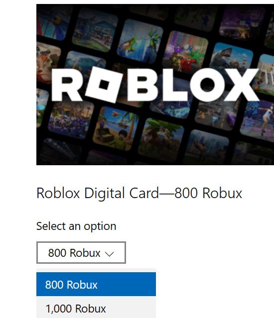 Why is the 100 Robux Option on Microsoft Rewards removed? - Microsoft  Community