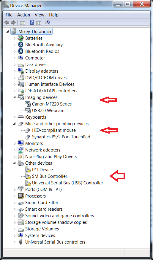 No Devices Showing In Devices And Printers Win7 Sp1 Pro Microsoft Community