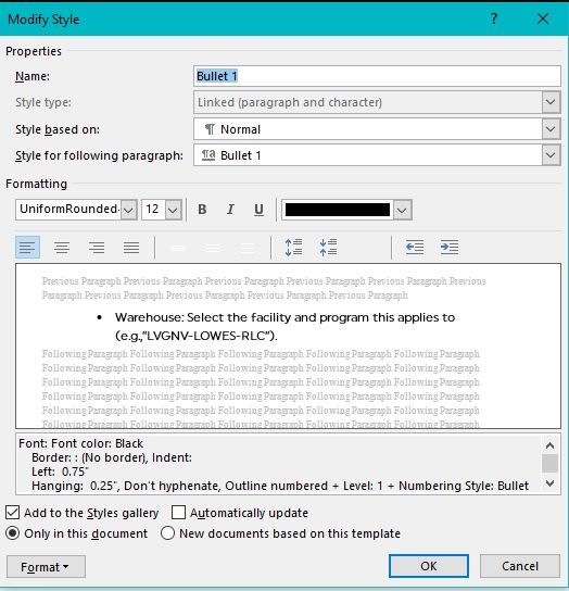 Word unexpectedly changes style settings when document is reopened ...