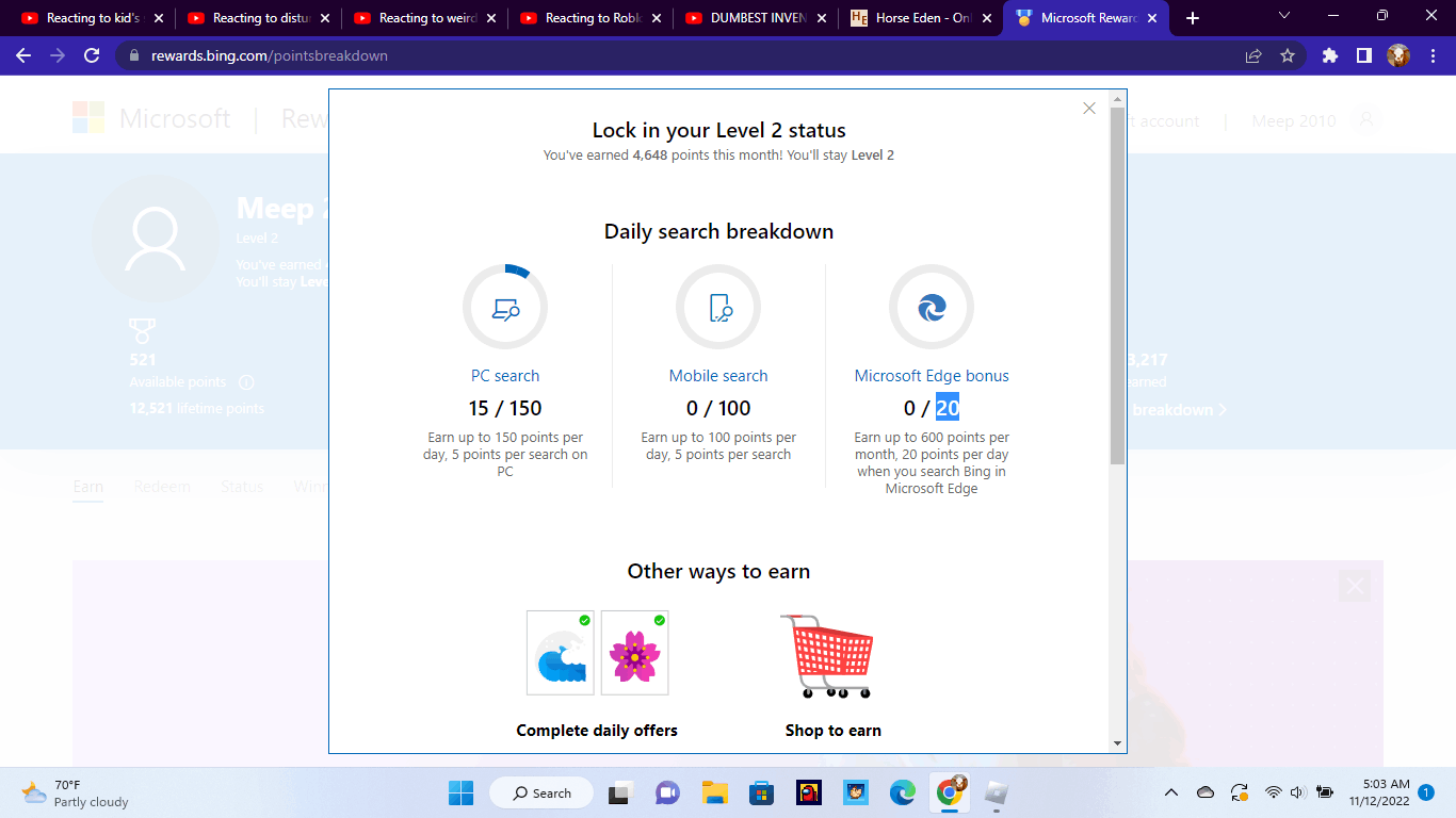 Why Can't I Get Up To 300 Microsoft Edge Bonus Points At Level 2 ...