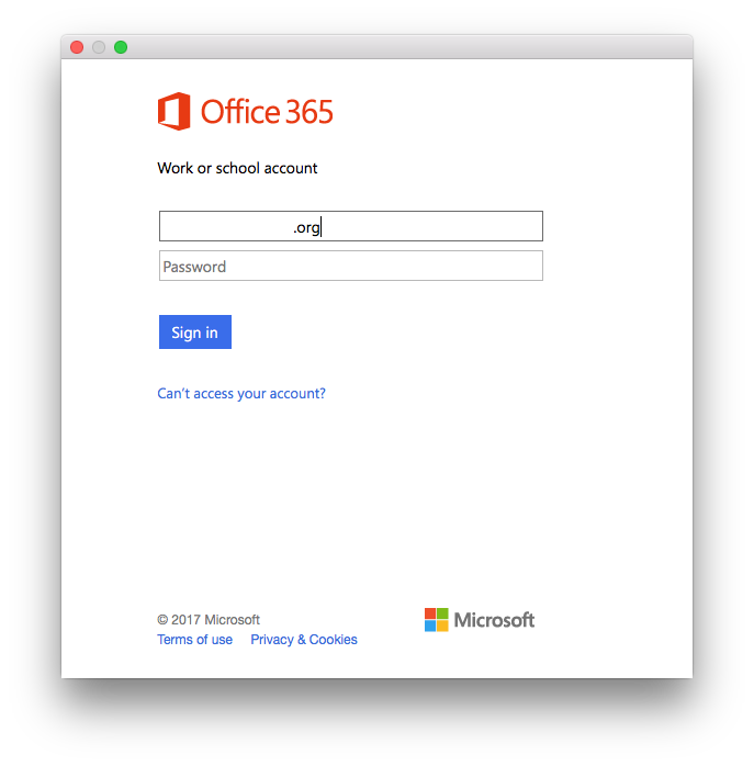 Office For Mac Sign In