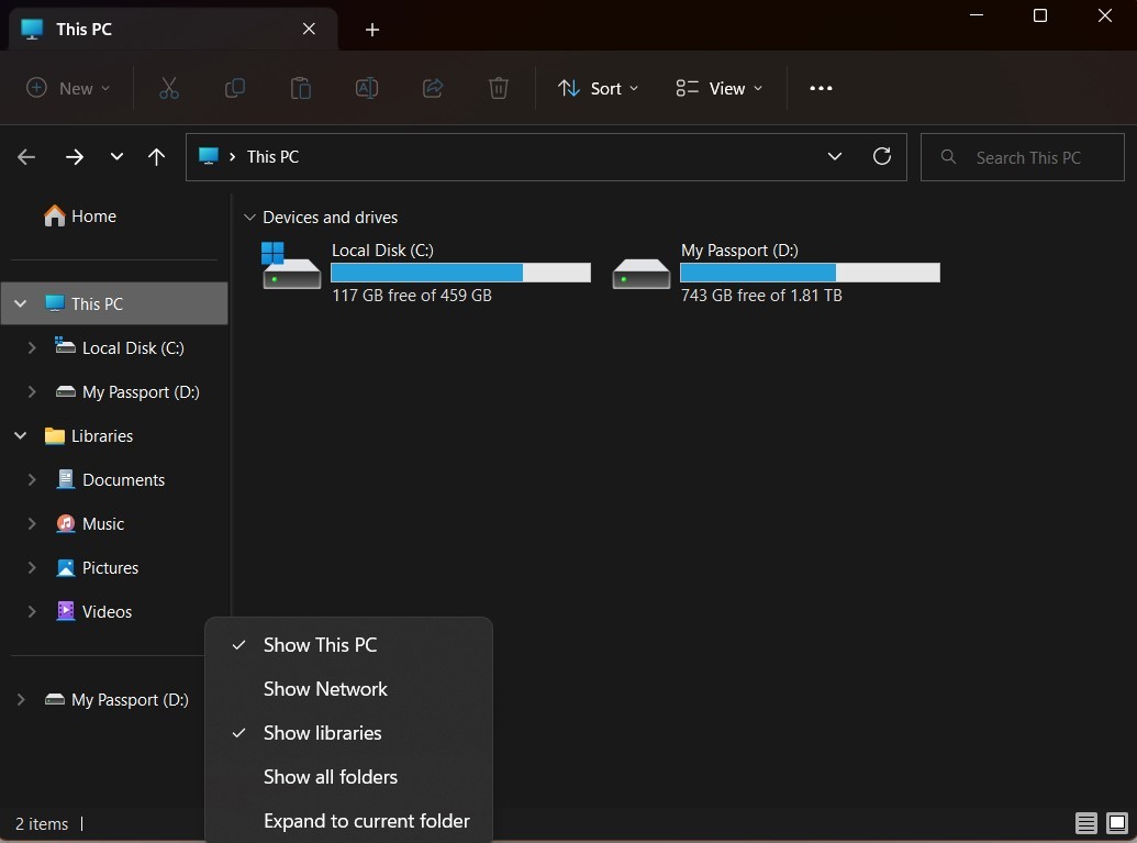 Folders Missing From Navigation Pane - Microsoft Community