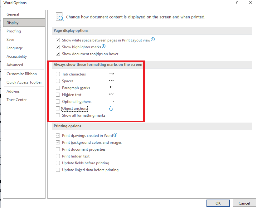 Show/Hide Function is ALWAYS on. - Microsoft Community