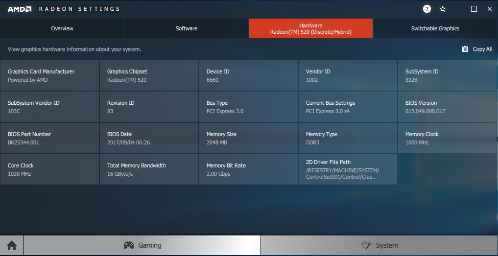 Radeon settings online driver