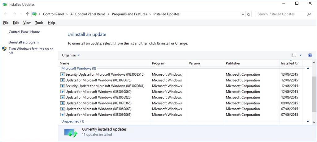 Latest Update to Build 10130 June 2015 ( KB3070677) - Microsoft Community