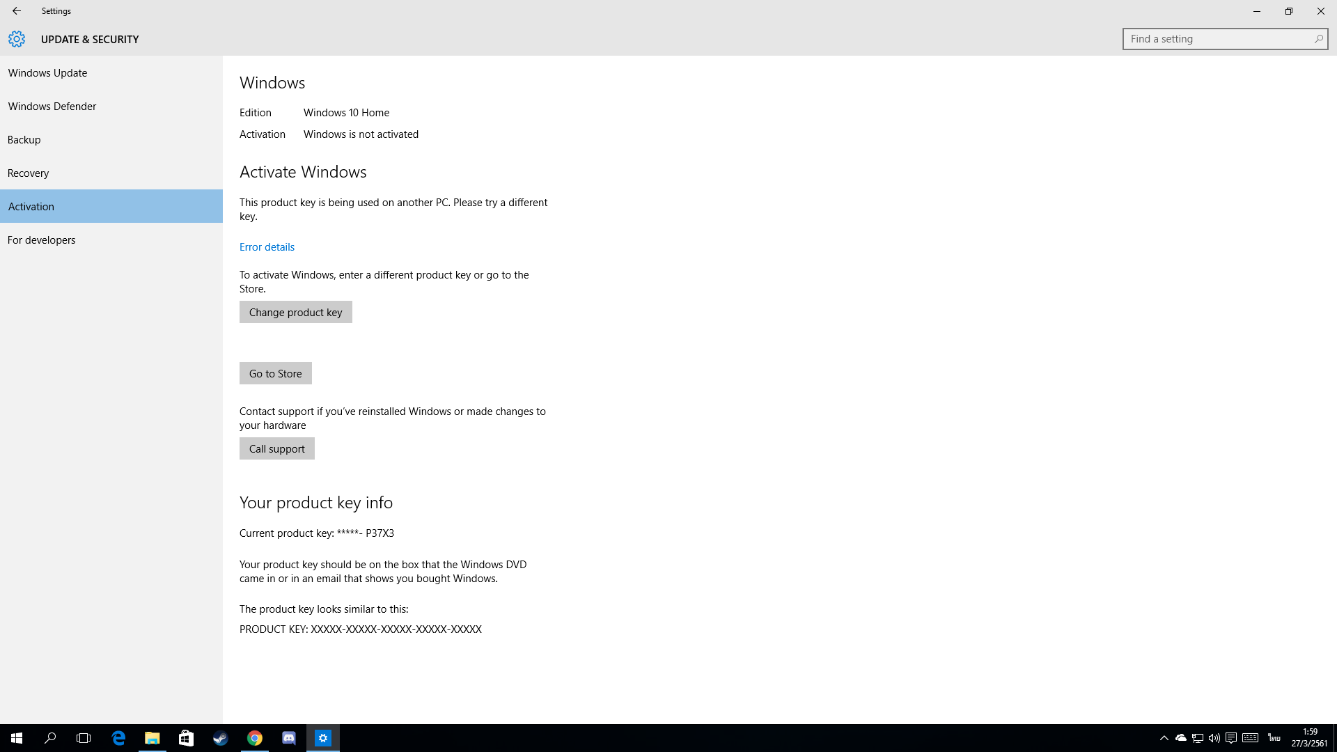 error 0xC004C008 activate window ไม่ได้ครับ Microsoft Community