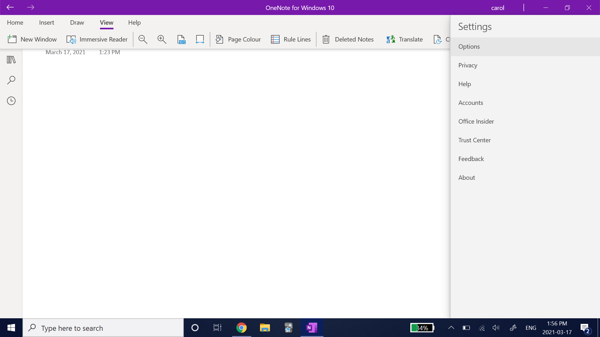 Ability To Set Page Size In Onenote