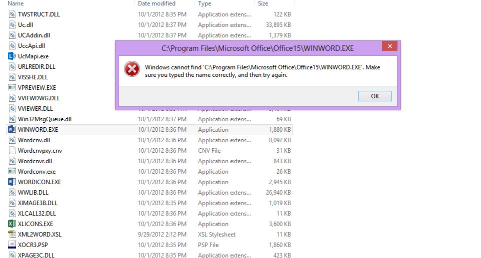 Office 2013 apps refusing to start up. - Microsoft Community