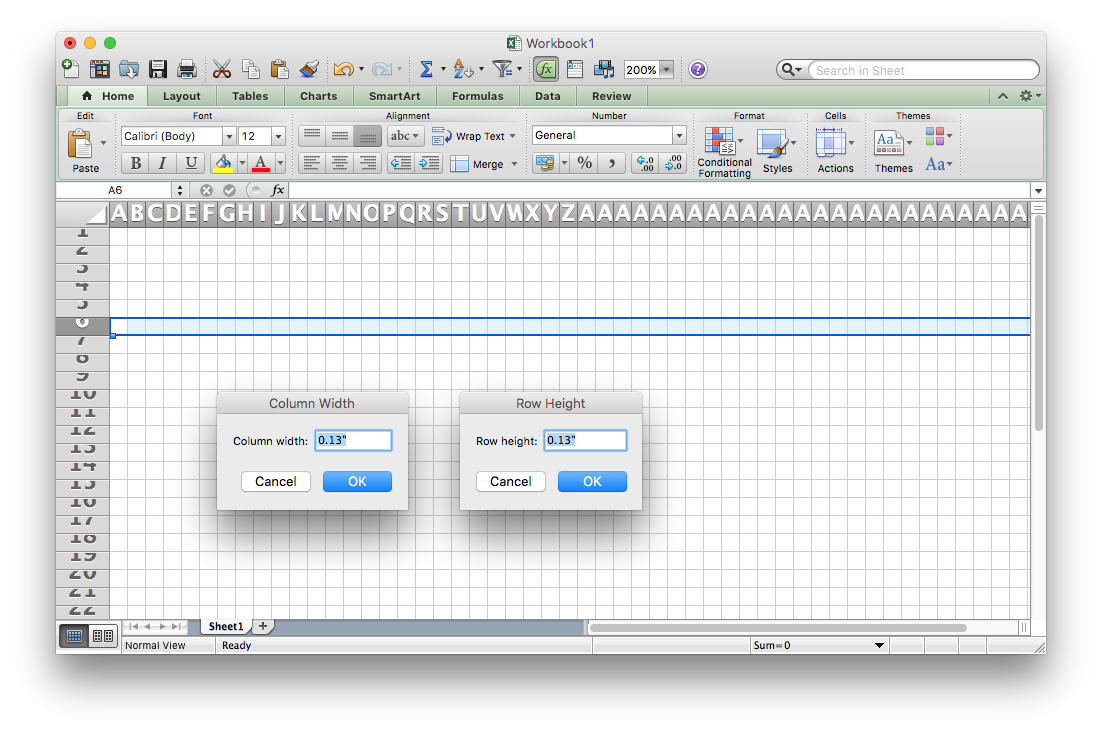 Column Row Size Bug Microsoft Community