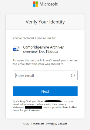 Sharepoint Online 'verify Your Identity' - Microsoft Community