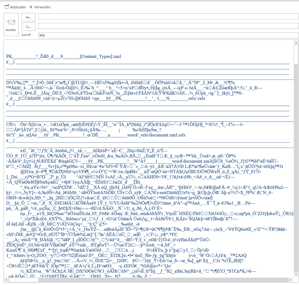 Replying To An Email Shows The Contents Of The Email In Xml Code Microsoft Community