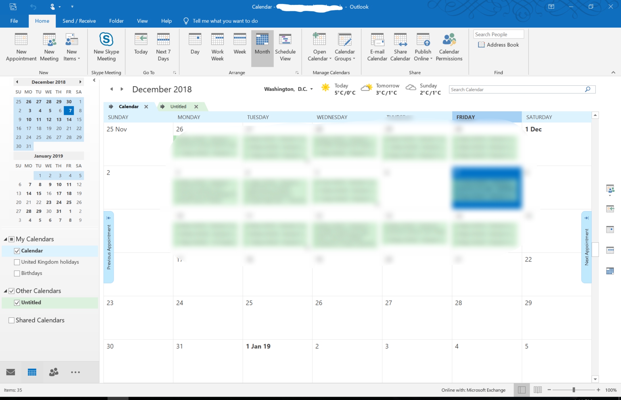 Outlook calendar in Android app not showing any events Microsoft