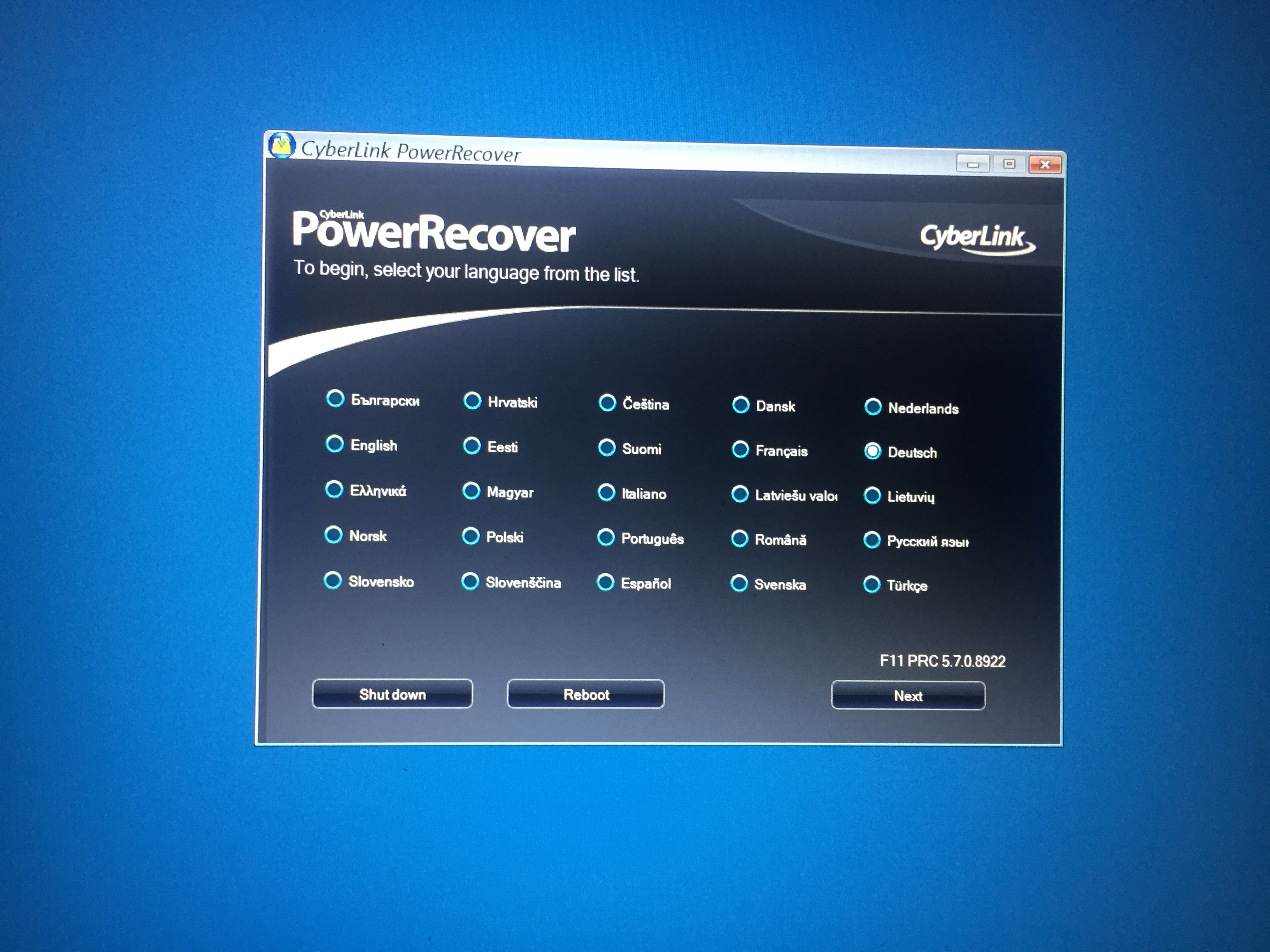 CyberLink PowerRecover Wiederherstellung Endlosschleife