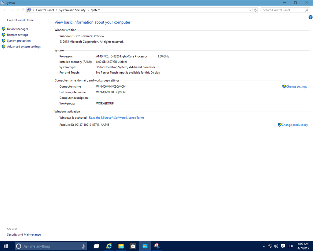 Windows 10 64 bit Download,  System zeigt mir 32bit an?!