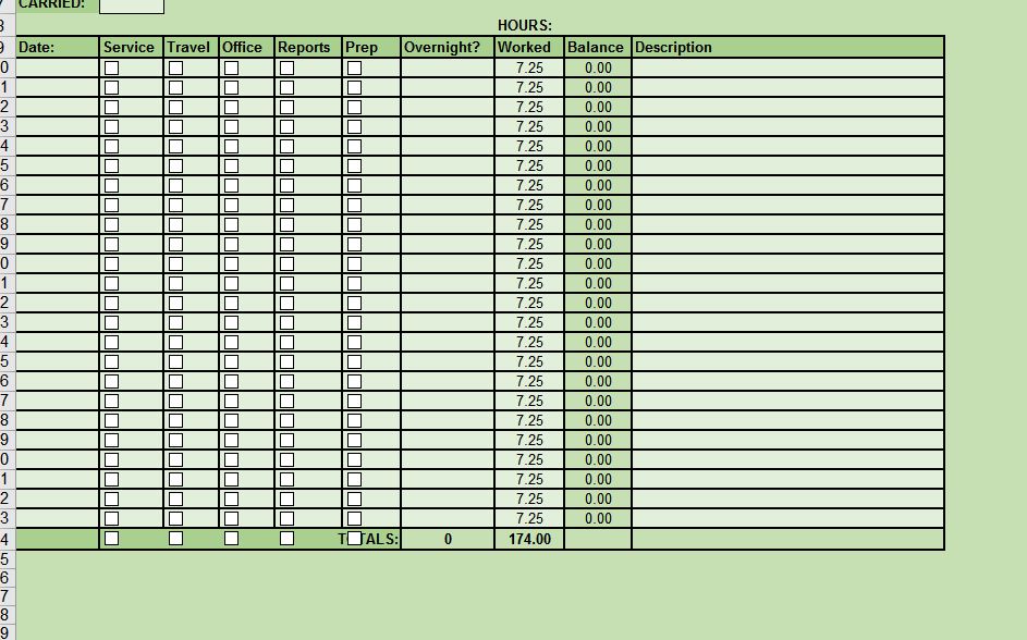 Deleting a row causes subsequent row to move up and fill with