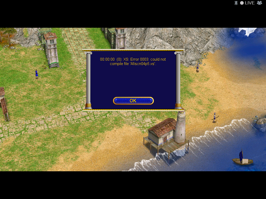 Age of mythology: could not complete file: AIscn04p5.xs - Сообщество  Microsoft