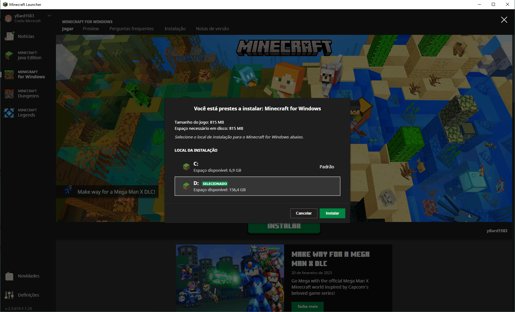 Minecraft Bedrock de celular não é reconhecido como comprado no - Microsoft  Community