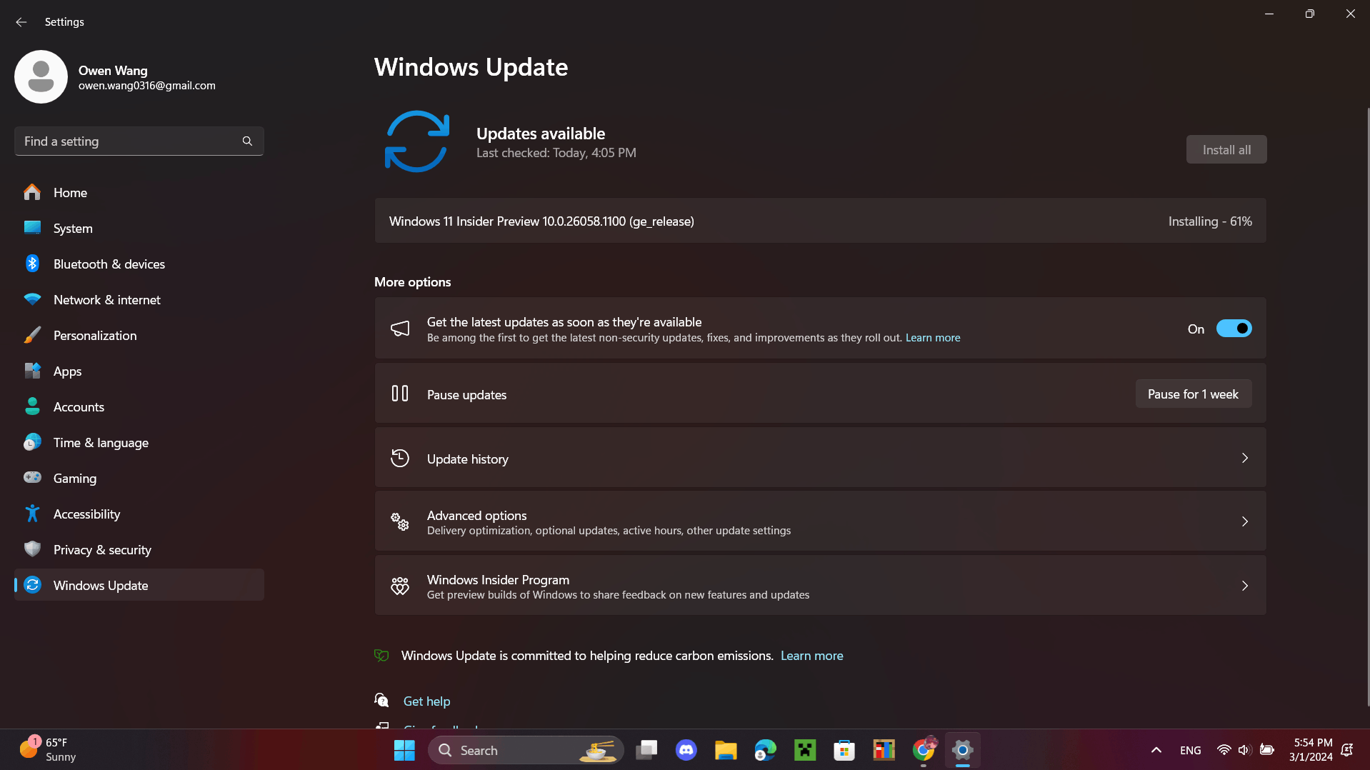 Windows 11 24H2 Update Hangs At 61% - Microsoft Community