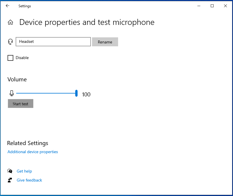 Settings crash when testing Bose 700 Headphones microphone