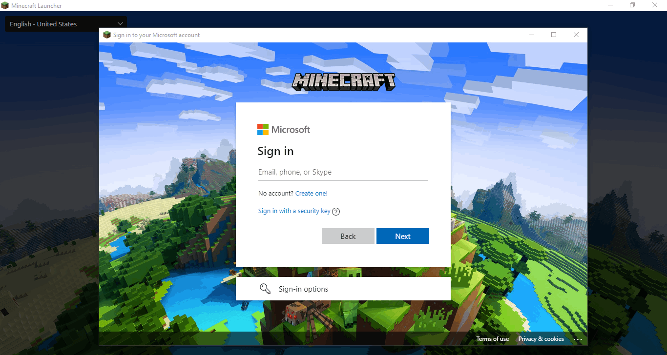 Sign in to your minecraft account panel freezes after logging in - Microsoft  Community