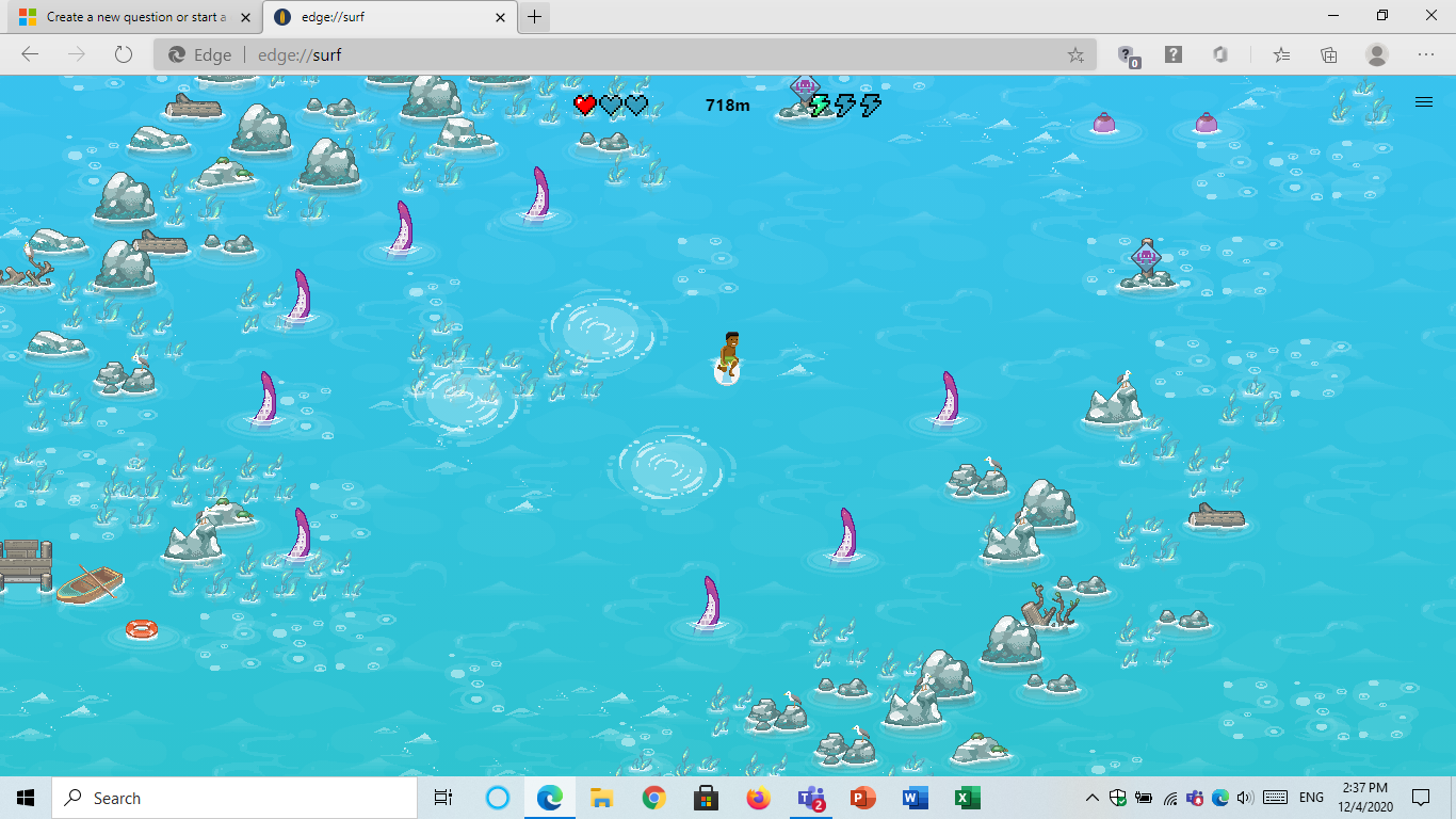 In Edge Surf Game We Can Become The Octopus!!!! - Microsoft Community