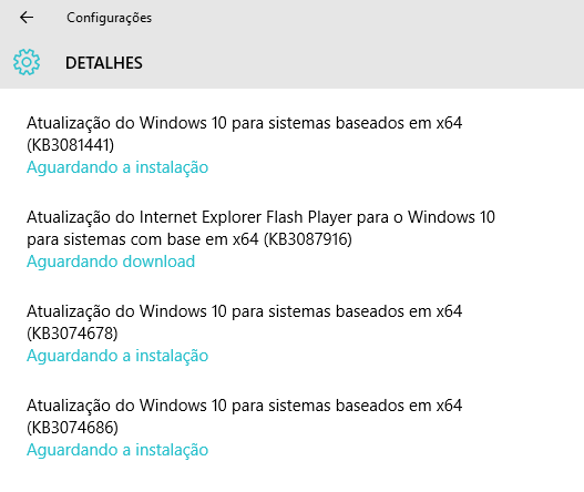 Está dando erro para baixar a atualização - Microsoft Community