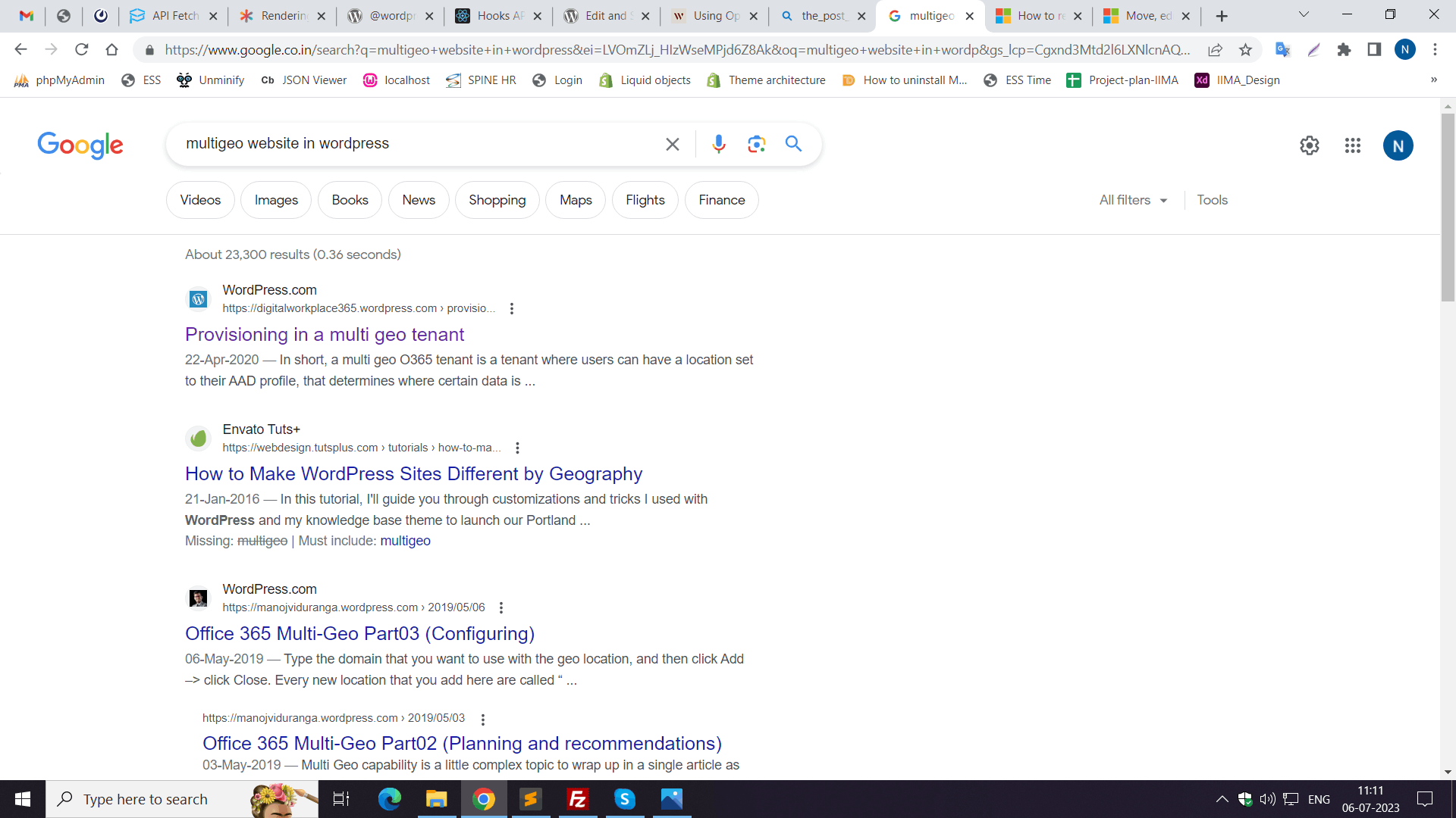 Bing return every time There are no results for 