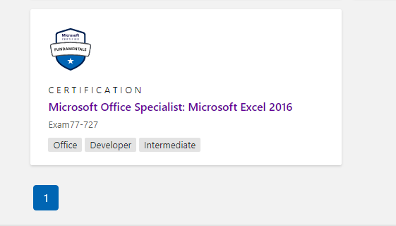Microsoft Office Specialist-Microsoft Excel 2016 (Exam 77-727) - Training,  Certification, and Program Support