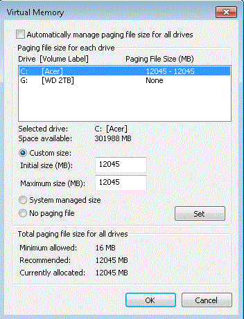 Виртуальная память файл подкачки. Memory изменить. Insufficient Memory. Paging file.