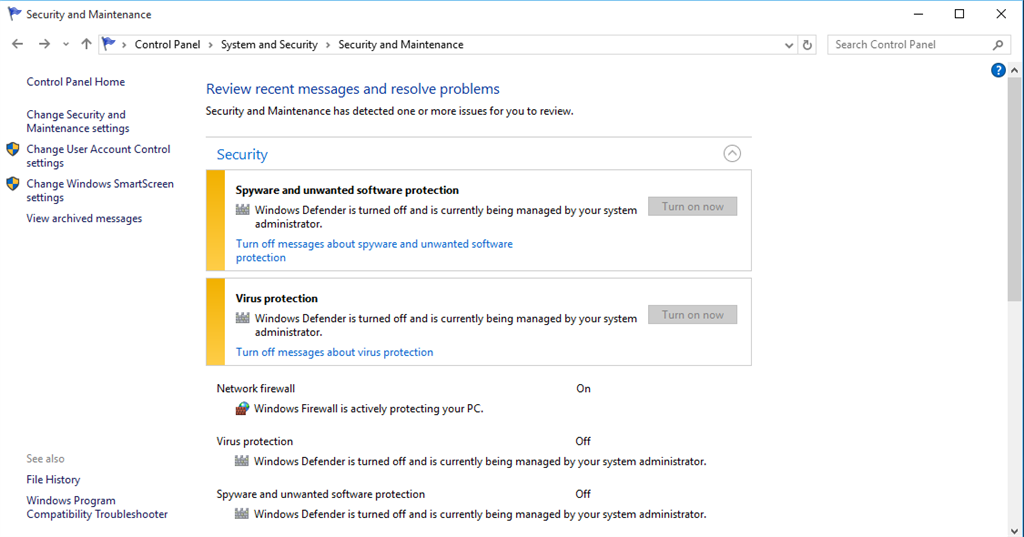 windows defender not working on my Windows 10 Home - Microsoft Community