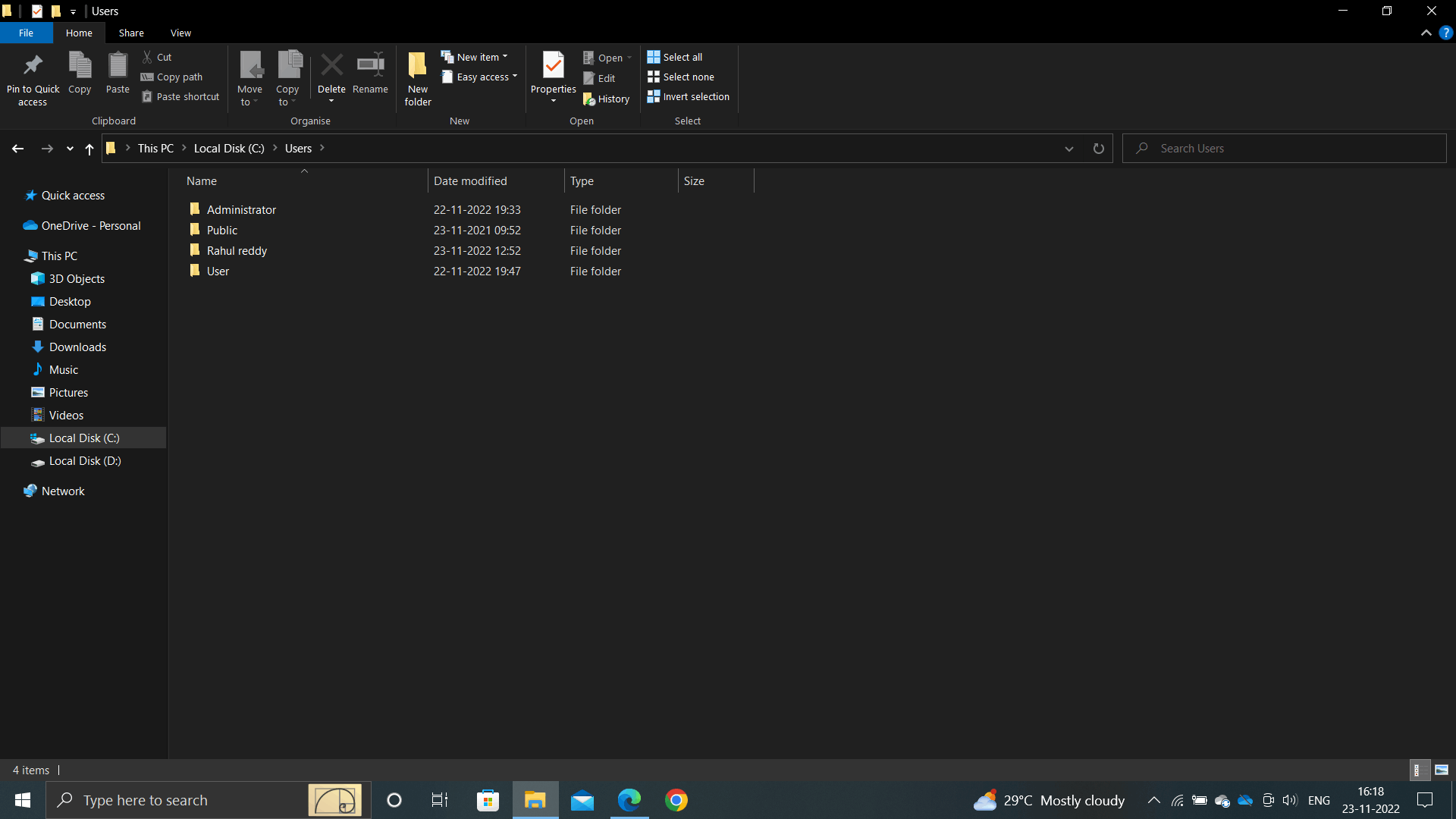 Change C Users Folder Name