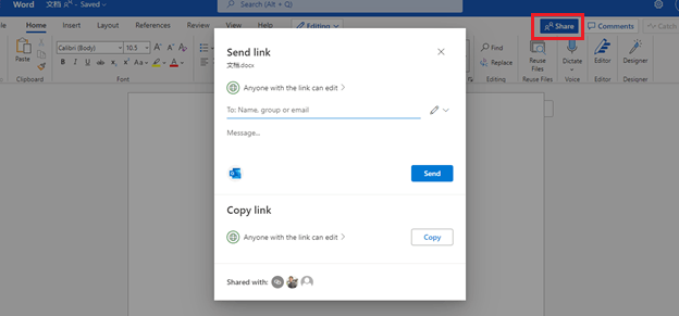 Getting the URL of a shared document - Microsoft Community