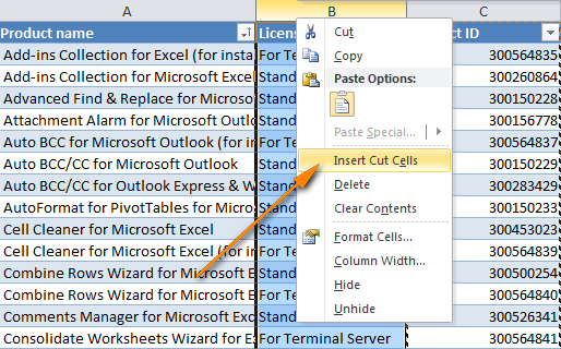 Is There A Way To Move Columns In Tables In Excel Microsoft Community 9752