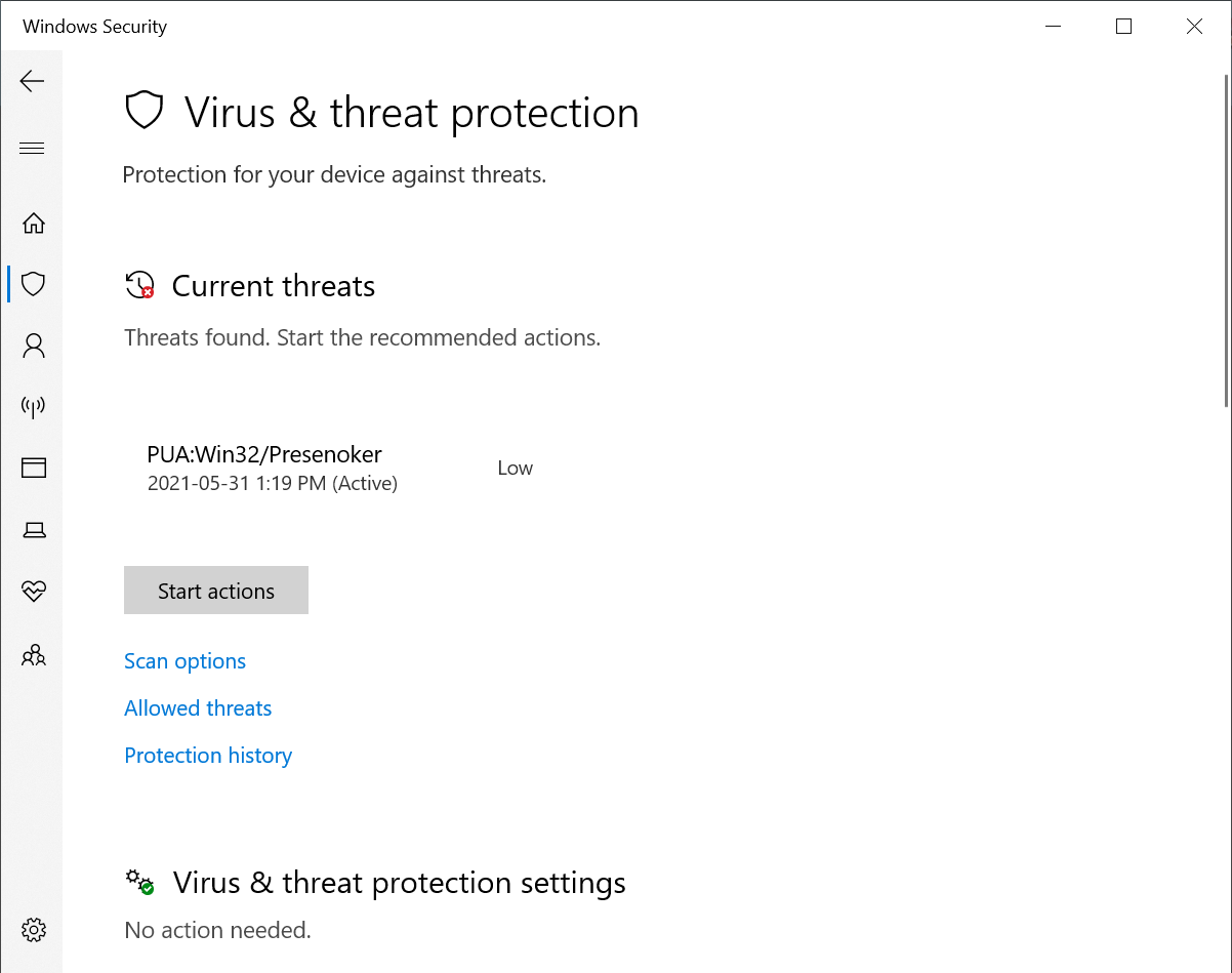 What Is PUA:Win32/Presenoker? Windows Security Found This Threat ...