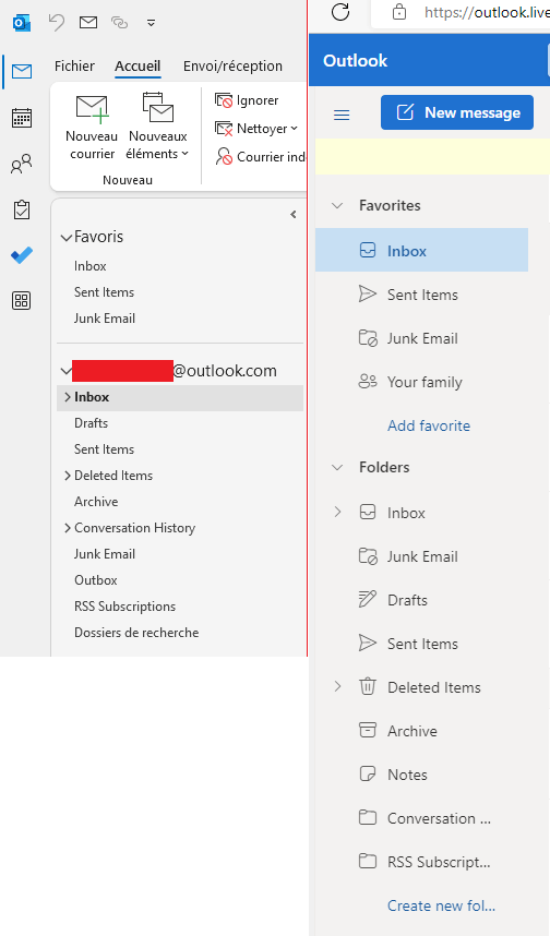 comment mettre ma boite mail outlook 365 en français