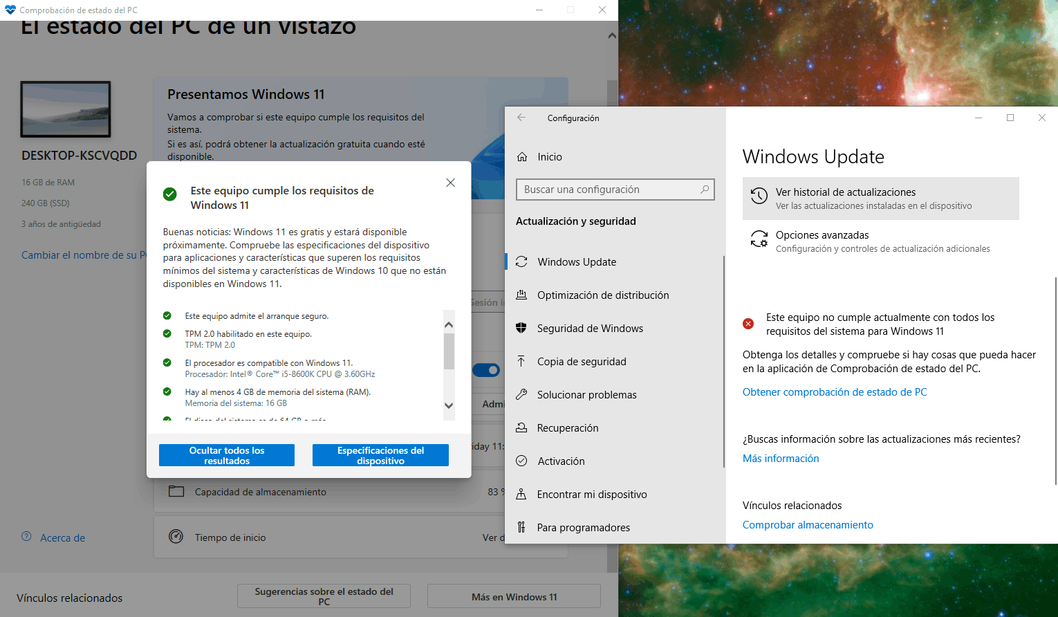 No Puedo Actualizar A Windows 11 Pero El Pc Cumple Con Los Requisitos Microsoft Community 6288