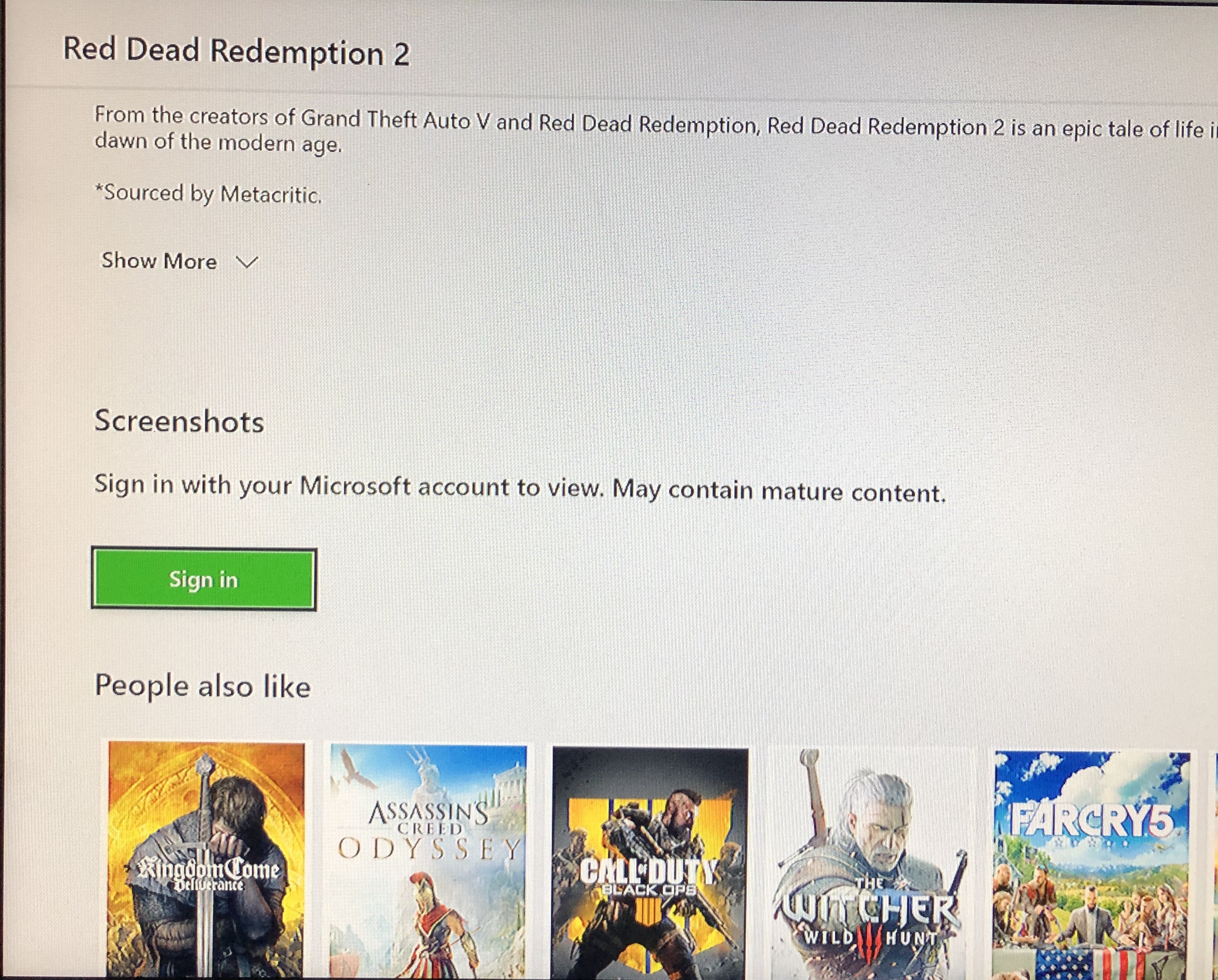 xbox one games on microsoft store