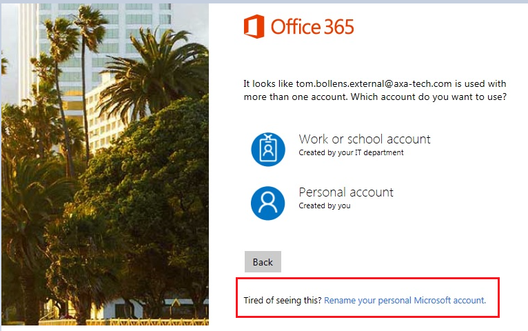 What's the difference between a personal Microsoft account and a work or  school account? - Microsoft Community Hub