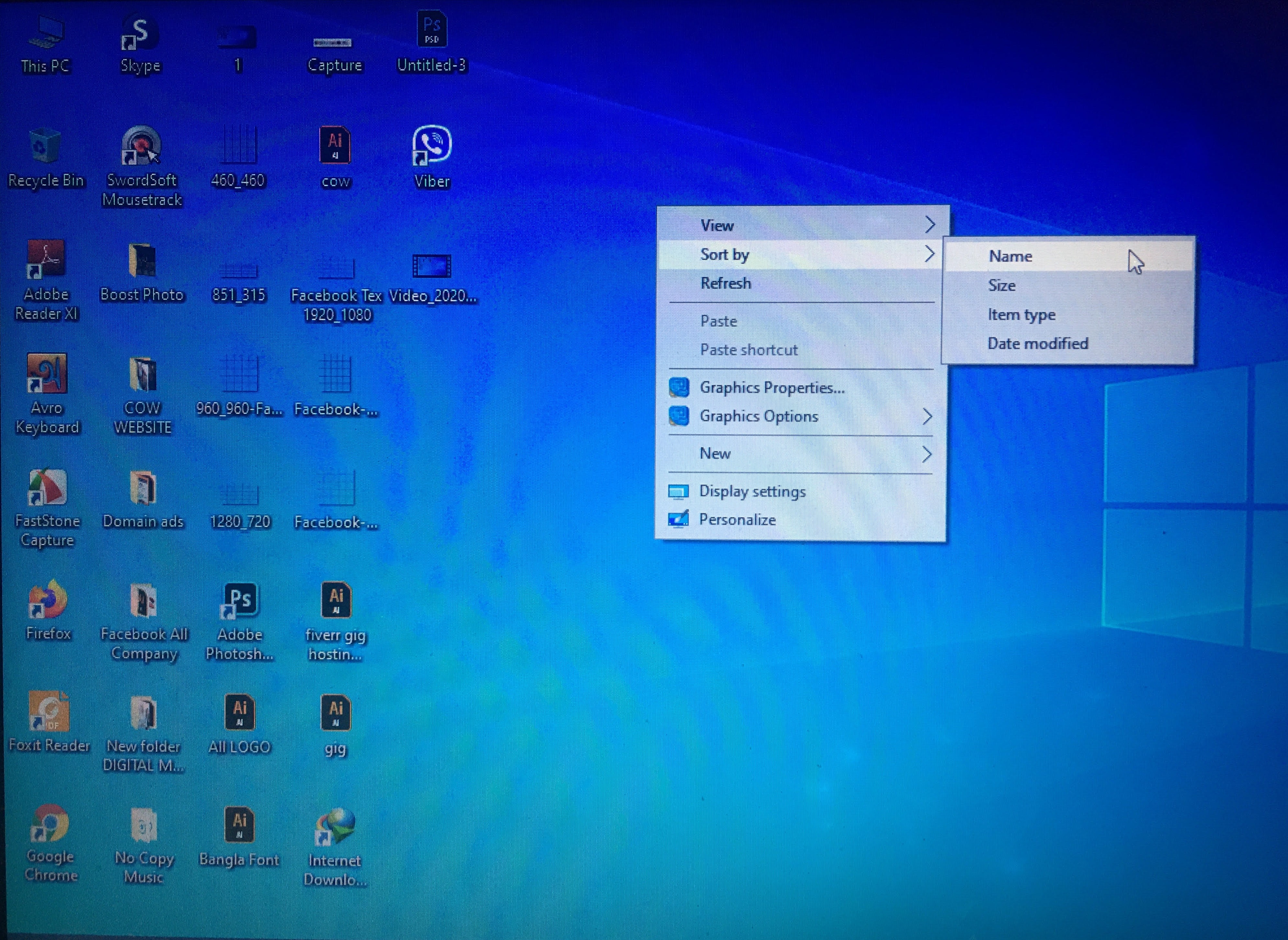 Desktop wallpaper icon problem - Microsoft Community