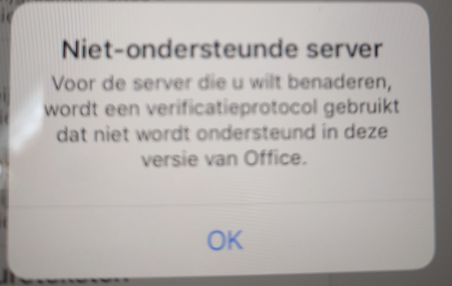 iPad Word App - Unable to connect to SharePoint Server 2013 ...