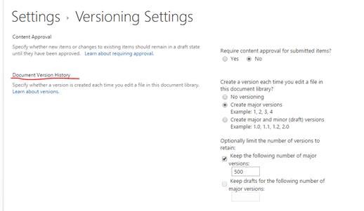 Onedrive Version History Retention Settings - Microsoft Community