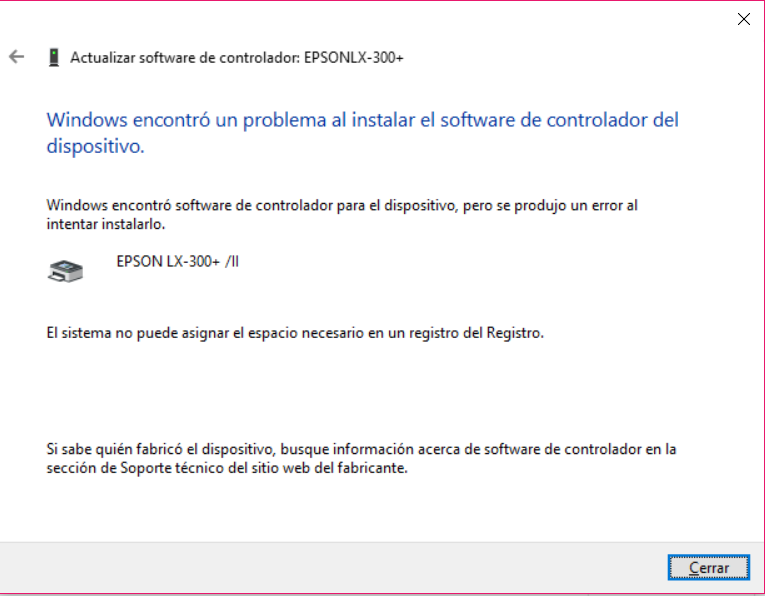 Windows 10 - driver para impresora Epson - Microsoft Community