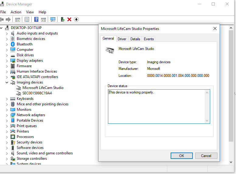 LifeCam Studio not working in WIndows 10 Camera App ...