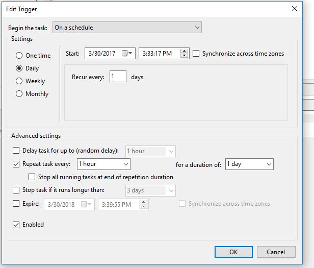 How to get Task Scheduler to display a message that task was ...