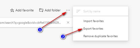 export microsoft edge favorites in 2004 windows 10 ...