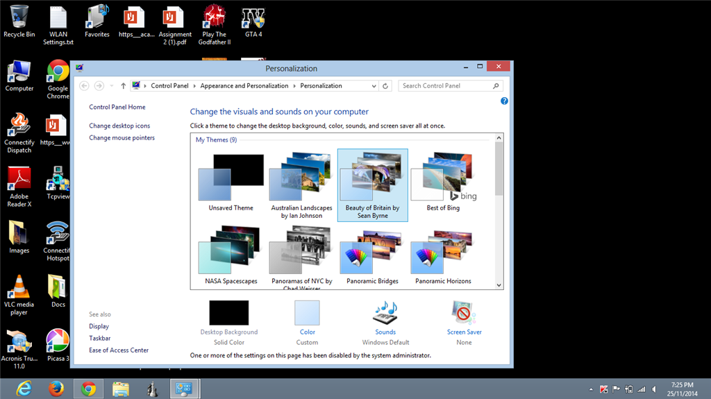 Tìm kiếm cách để thay đổi nền desktop đen của Windows 8? Hãy xem ảnh với từ khóa \